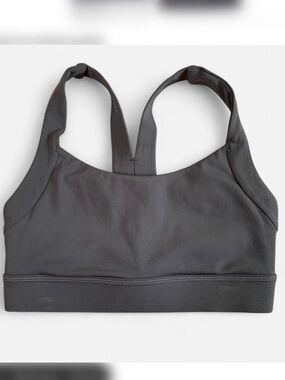 Women’s Charcoal Gray Sports Bra - Comfortable Support